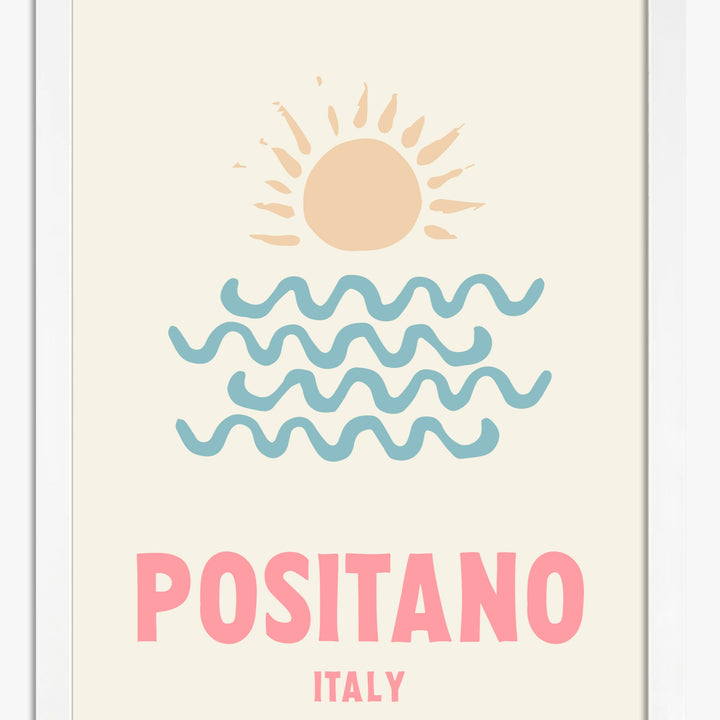 Italy Flat Design Art Prints