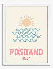 Italy Flat Design Art Prints