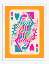 Cocktail Queen Vibes Art Print - White