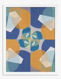 Schillinger Modern Circles Art Print - White