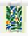 Botanical Cut-Outs Paradise Art Print - White