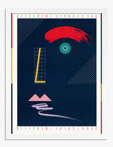 Retro Strokes by Magleby Art Print - White