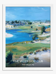 Pine Valley Serenity Art Print - White