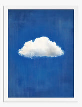 Blue Skies, Light Minds Art Print - White