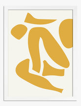 Matisse Golden Harmony Art Print - White