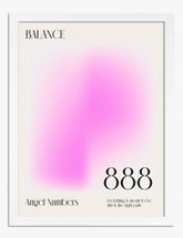 Balance Aura 888 Art Print - White