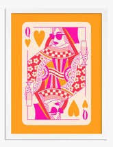 Cocktail Queen Vibes Art Print - White