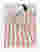 Blush Stripes Muse Art Print - White