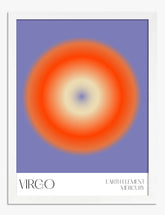Virgo Radiance Art Print - White