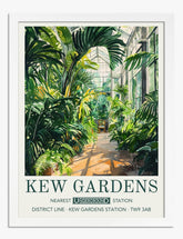 Kew Gardens Escape Art Print - White