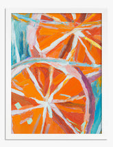 Citrus Pop Art Print - White