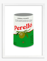 Spicy Olive Delight Art Print - White