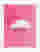 Pink Cloud Bliss Art Print White