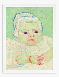 Van Goghs Cherub Art Print - White