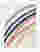 Serene Pastel Arcs Art Print - White