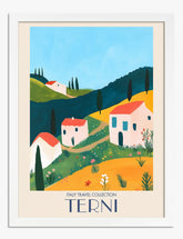 Terni Italian Escape Art Print - White