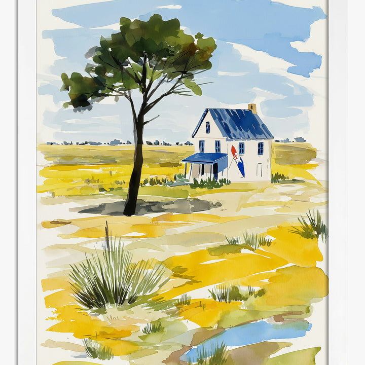 Minimalist Countryside Art Prints