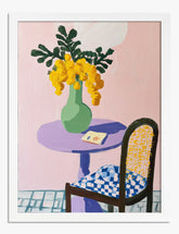 Matisse-Inspired Citrus Moment Art Print - White