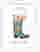 Aquarius Wildflower Boot Art Print - White
