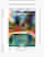 Sunlit Modern Courtyard Art Print White