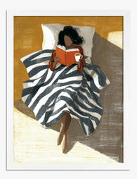 Cozy Morning Ritual Art Print - White