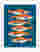 Vibrant Sardine Mosaic Art Print - White
