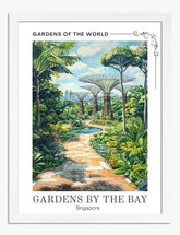 Singapores Garden Path Art Print - White
