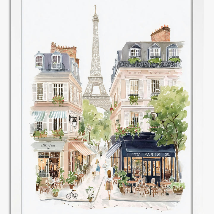 Watercolor Cityscape Art Prints