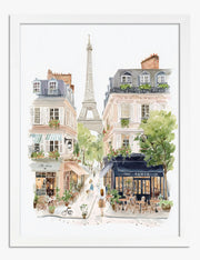 Paris Watercolor Art Prints