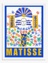 Matisse Joyful Collage Art Print - White