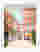 Pastel Madrid Street Scene Art Print - White