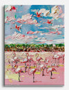 Flamingo Paradise Canvas Print Unframed