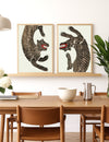 Vintage Tiger Gallery Wall Art Print Set