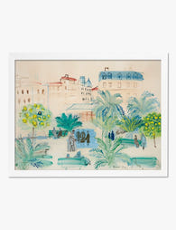 Toulouse City Garden by Dufy Art Print White