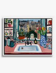 Lienzos de utensilios de cocina