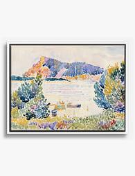 Matisse Derain Riviera View Canvas Print White
