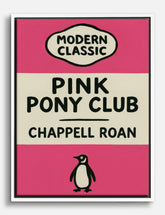 Pink Pony Vibes Canvas Print White