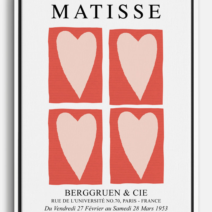 Cœurs Tableaux sur toile