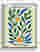 Botanical Paradise Cutouts Canvas Print - White