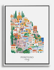 Minimalist Houses Canvas Prints