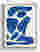Blue Figure by Matisse Canvas Print - White