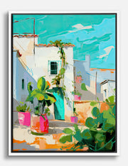Courtyard Canvas Prints