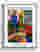 Vibrant Modernist Retreat Canvas Print - White