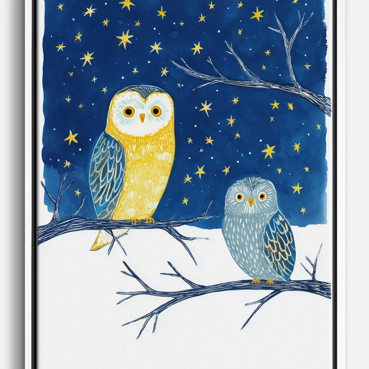 Lienzos de búhos