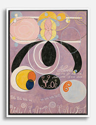 Hilma af Klint – The Ten Largest Canvas Print White