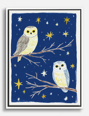 Lienzos de búhos