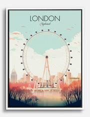 London Vintage Canvas Prints