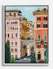 Lienzos impresionistas de Roma