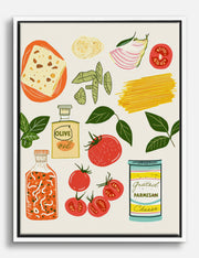 Lienzos de recetas de cocina