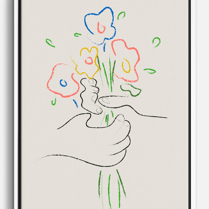 Art au trait minimaliste Tableaux sur toile